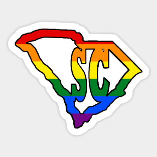 South Carolina Pride Sticker